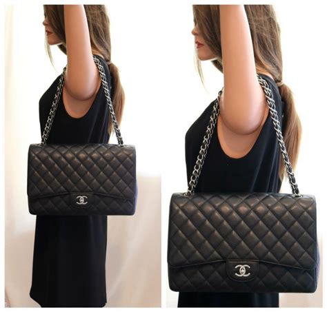 black Chanel jumbo flap bag